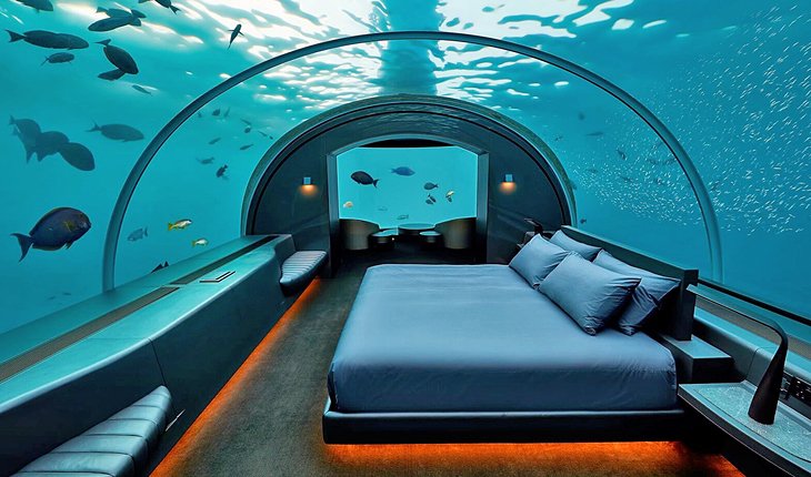 Conrad Maldives Underwater Hotel Room